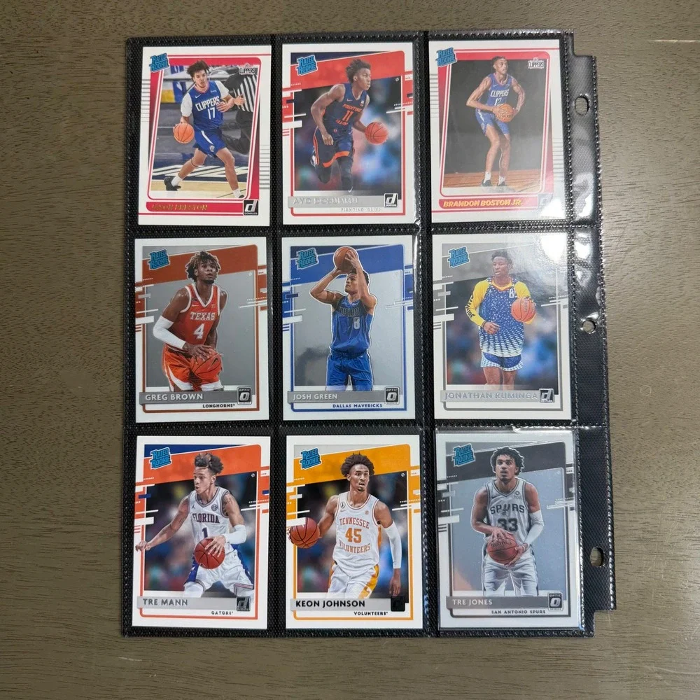 Panini Rated Rookie Basketball Card Lot Jalen Suggs Jonathan‎ Kuminga Optic 18ct